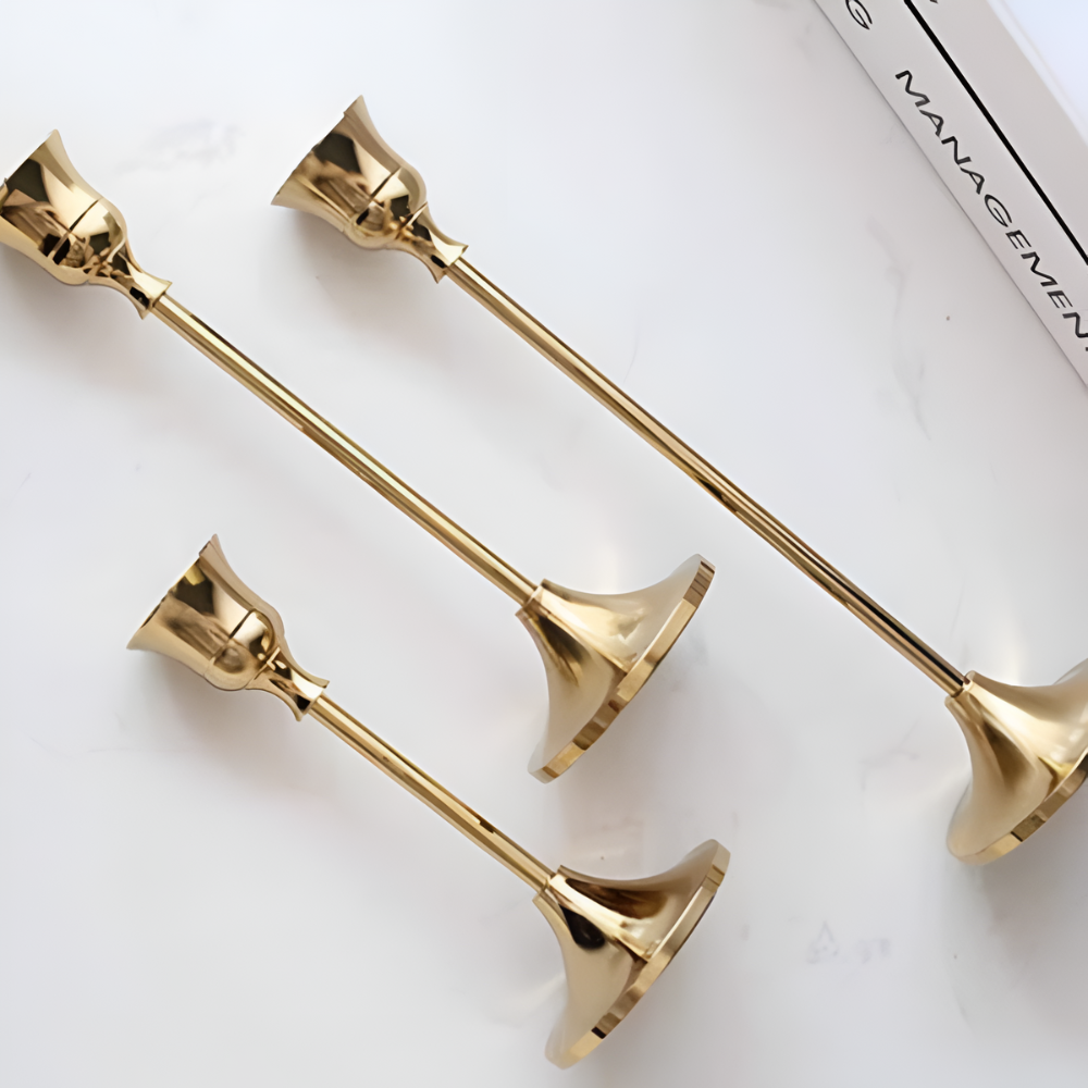 Vintage Stil Kerzenhalter | 3er Set