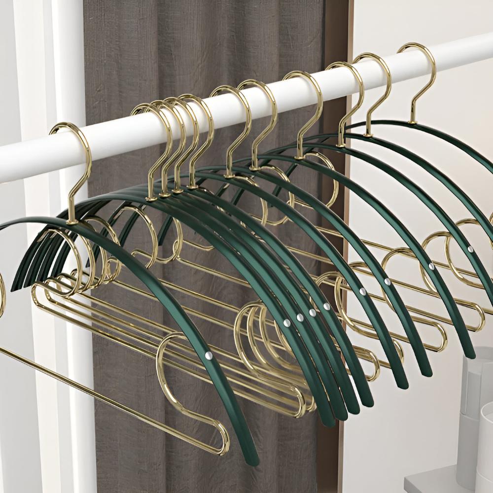 Opulente Aluminiumkleiderbügel | 5 Stück