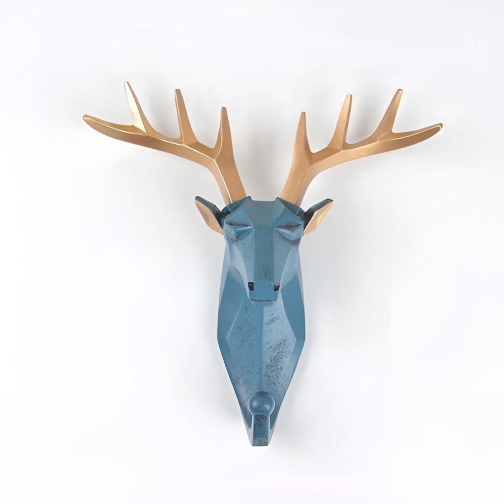 Wandmontierter Schlüsselhalter mit Tierkopf