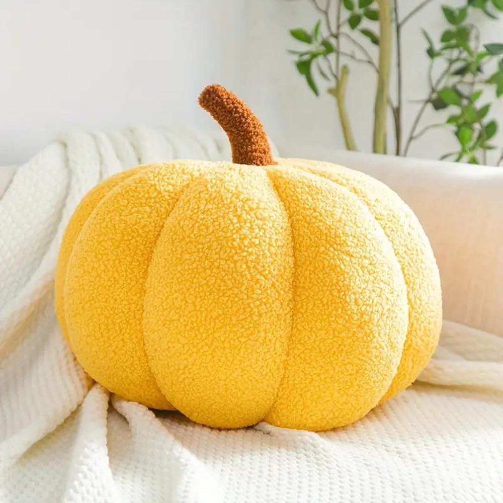 Kürbis Patch Plüschkissen