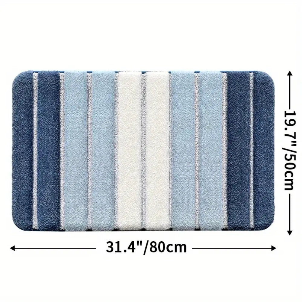 Lumiere Gestreifte Absorbierende Badematte