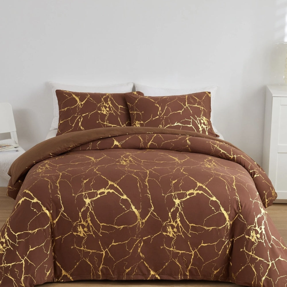 Lux Marble Premium Bettbezug Set
