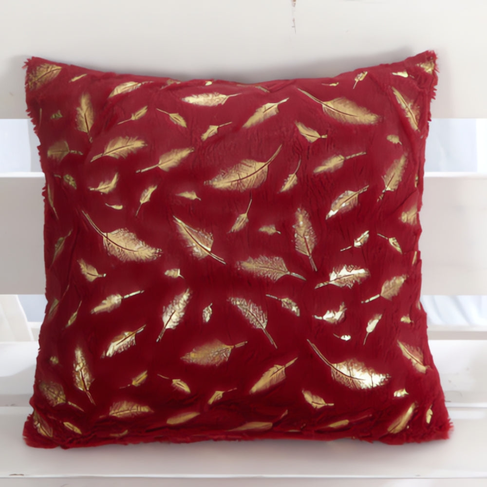 Goldene Blatt Samt Kissenbezüge