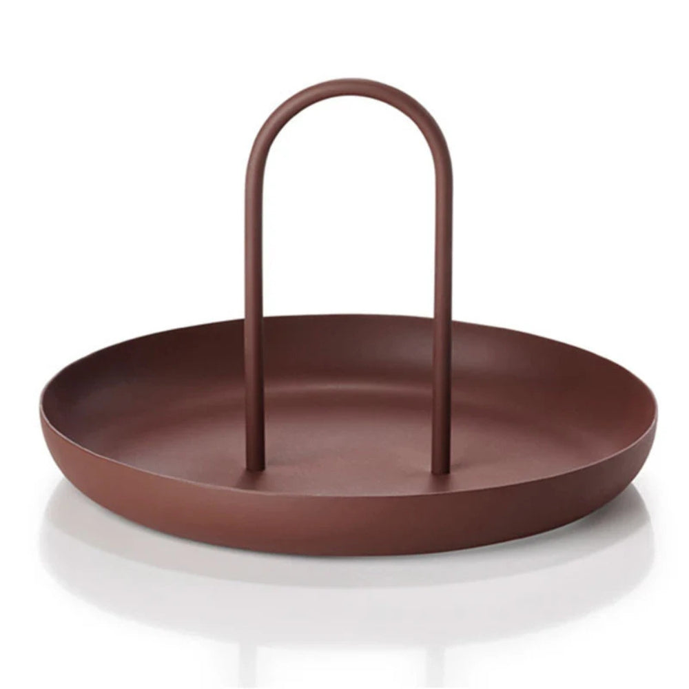 Chic Rundes Aufbewahrungstablett Organizer