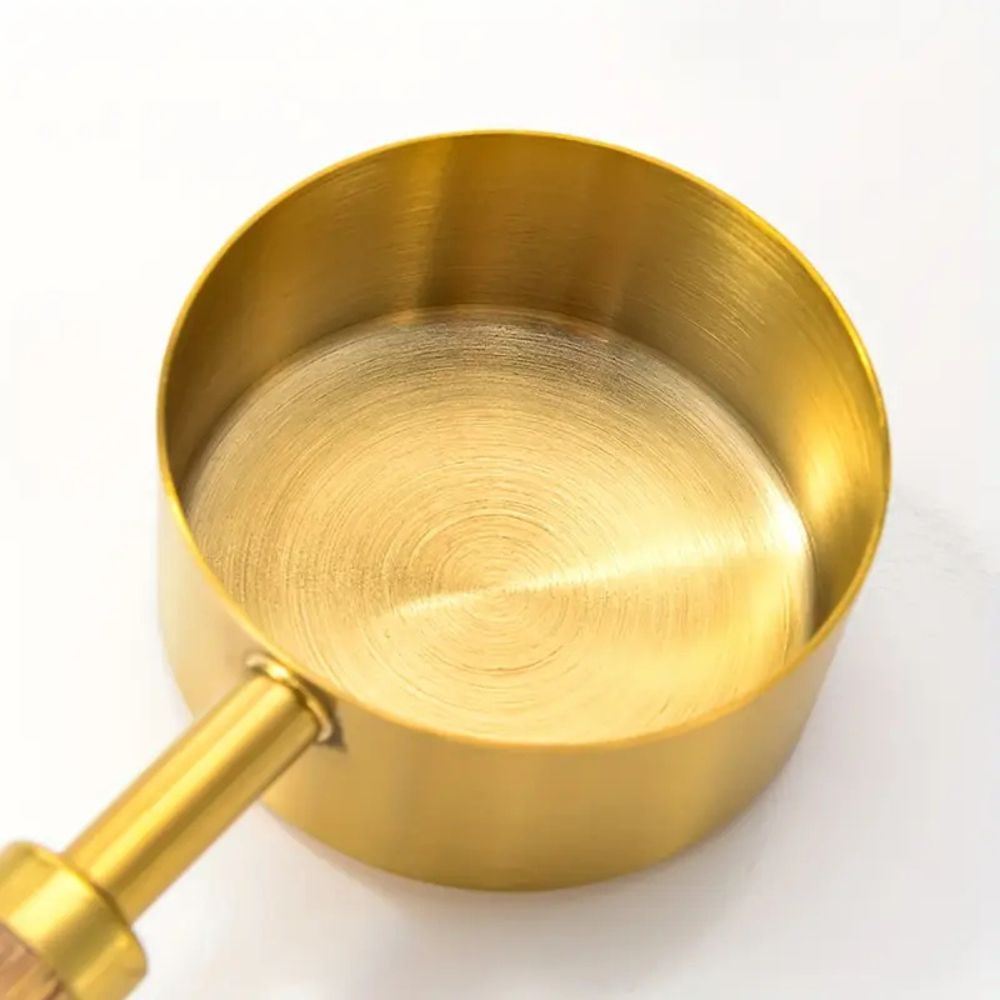 Goldenes Messlöffel-Set