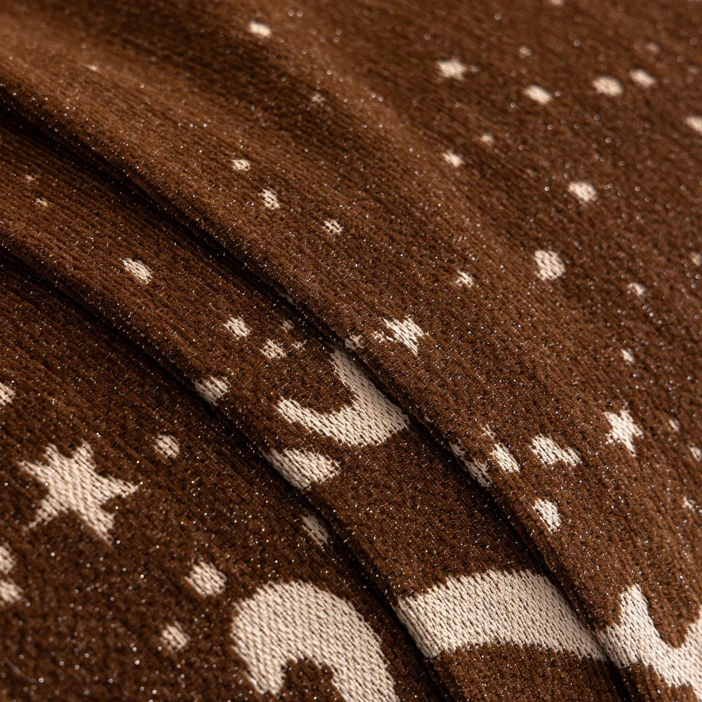 Kursive Glitzernde Chenille Sofabezug