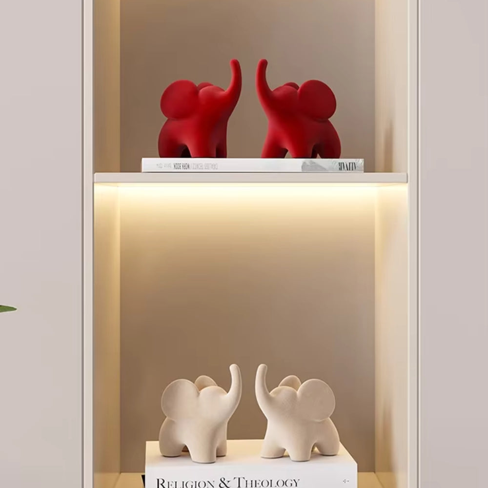 Ekletische Elefant Harzfiguren