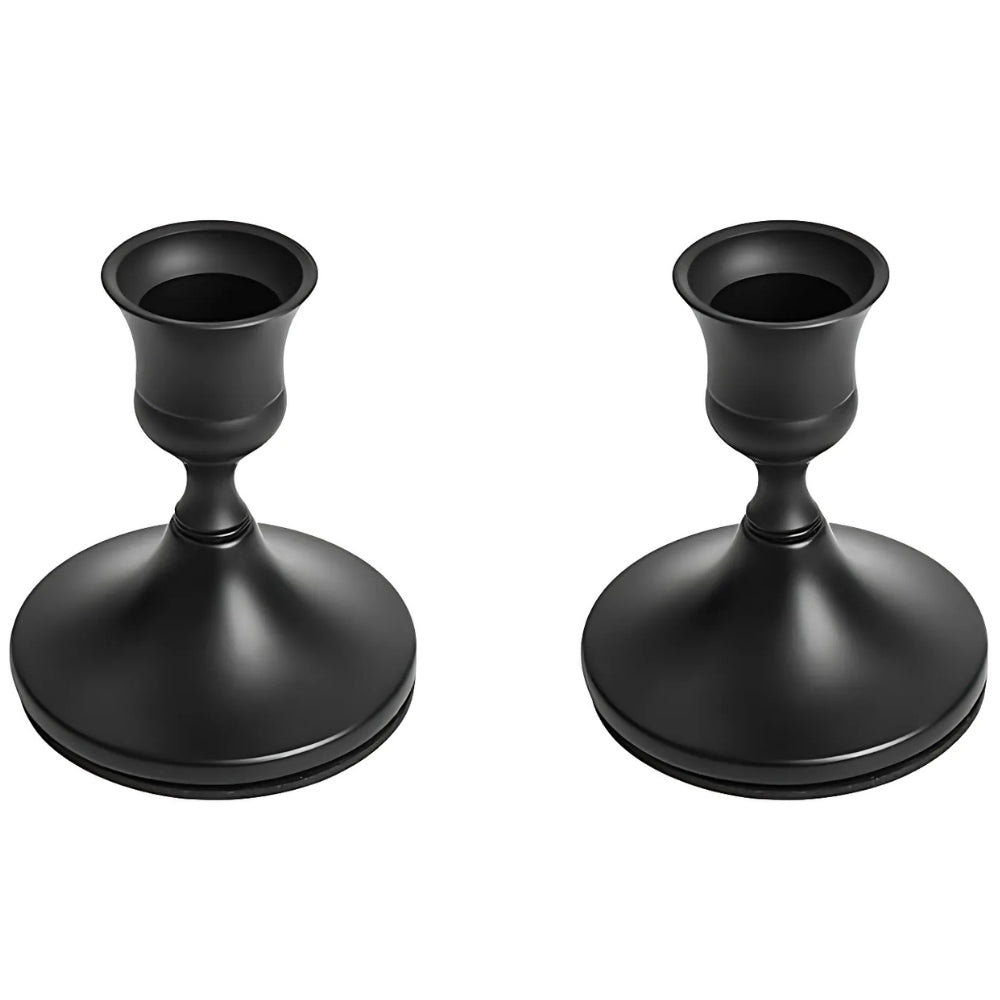 Schimmernder Vintage Kerzenhalter | 2er Set