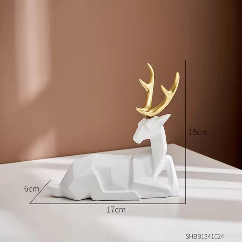 Kreative Geometrische Hirschfigur