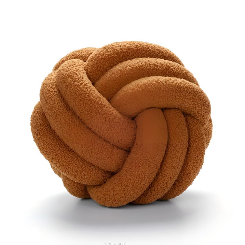 Geknotetes Boucle-Kissen