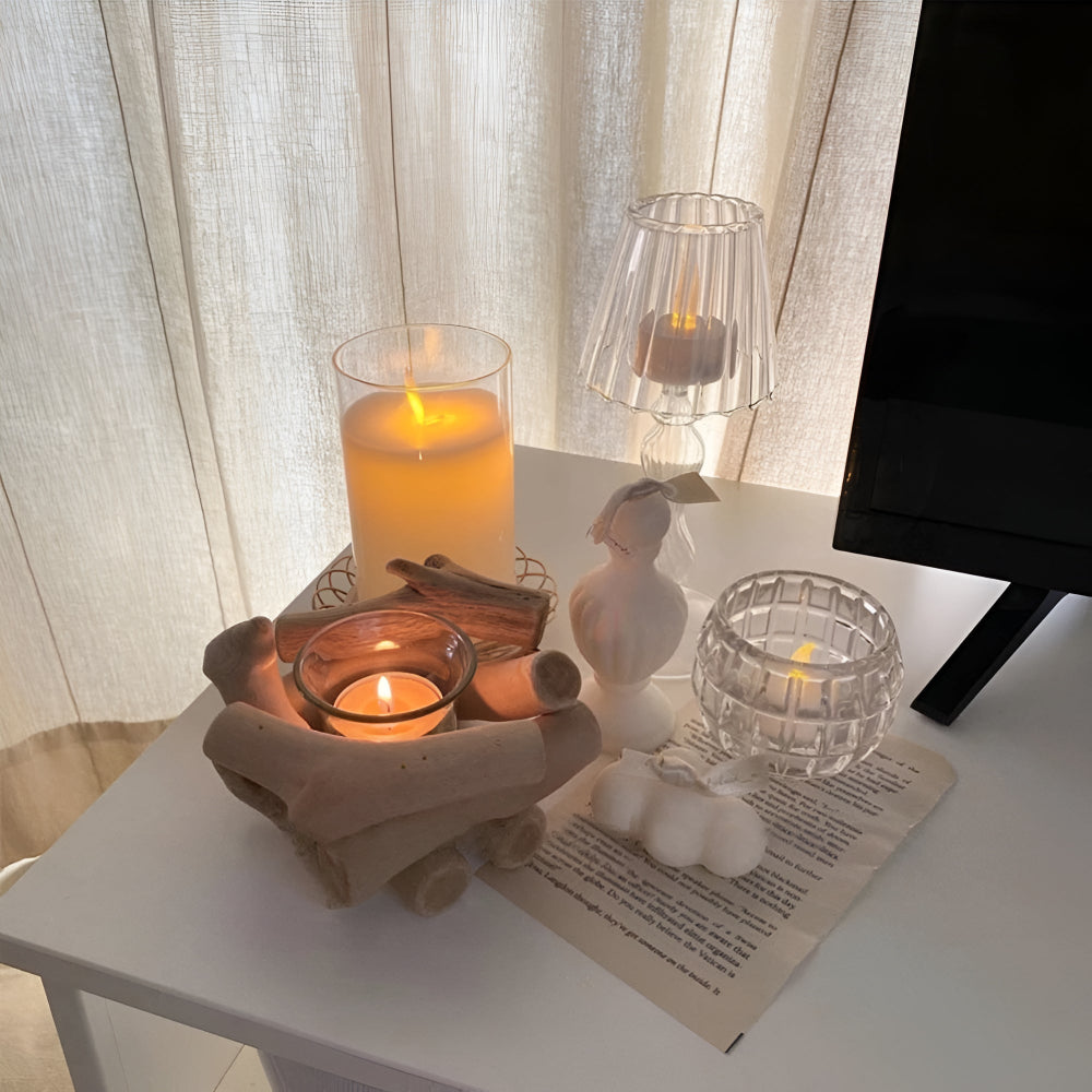 Driftwood Haven Kerzenhalter