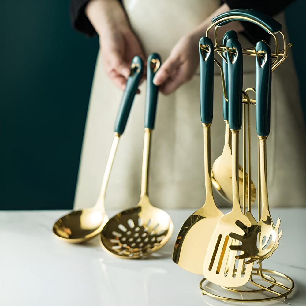 Golden Edelstahl Besteckset