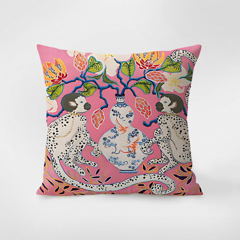 Zebra-Teppich Quasten Kissenbezug
