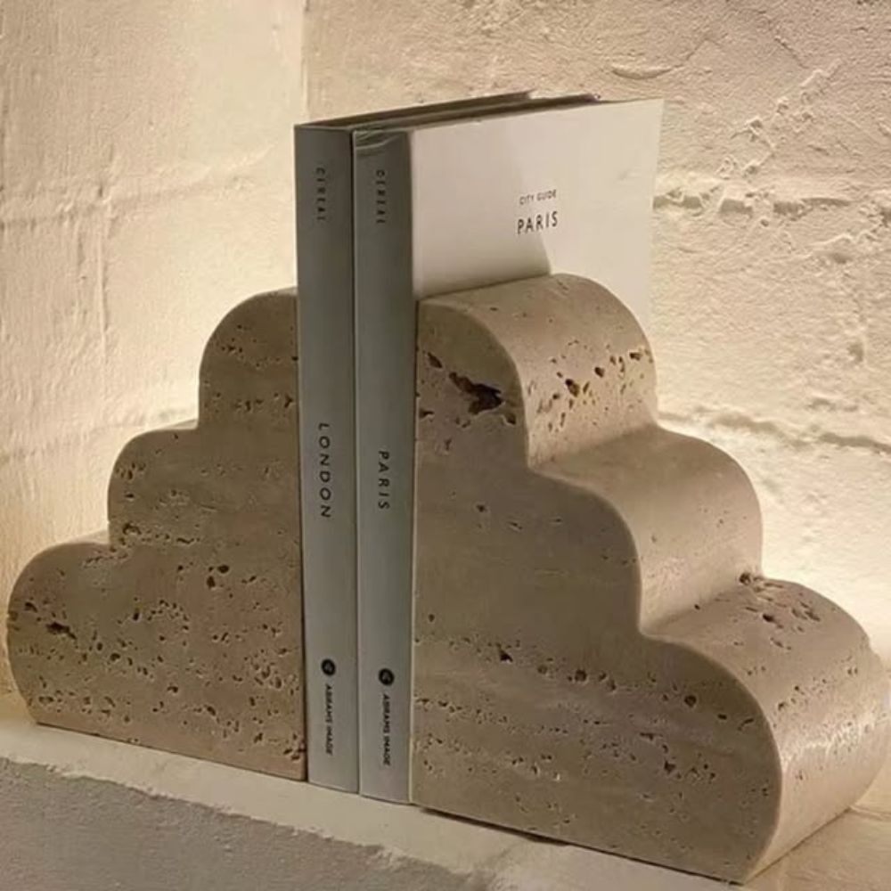 Elysian Travertin Buchstützen