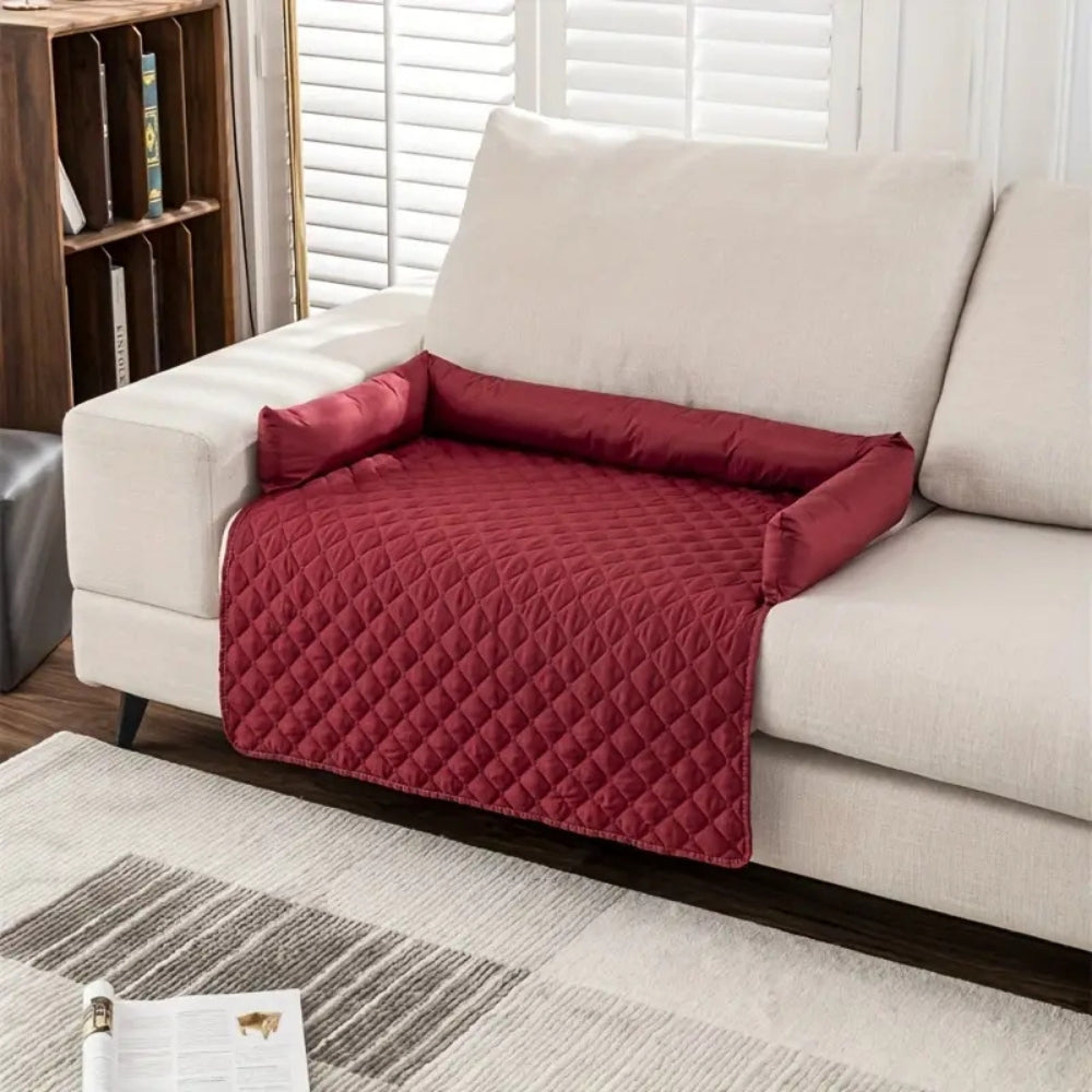 Gepolsterter, gesteppten Haustiersofa-Schutz
