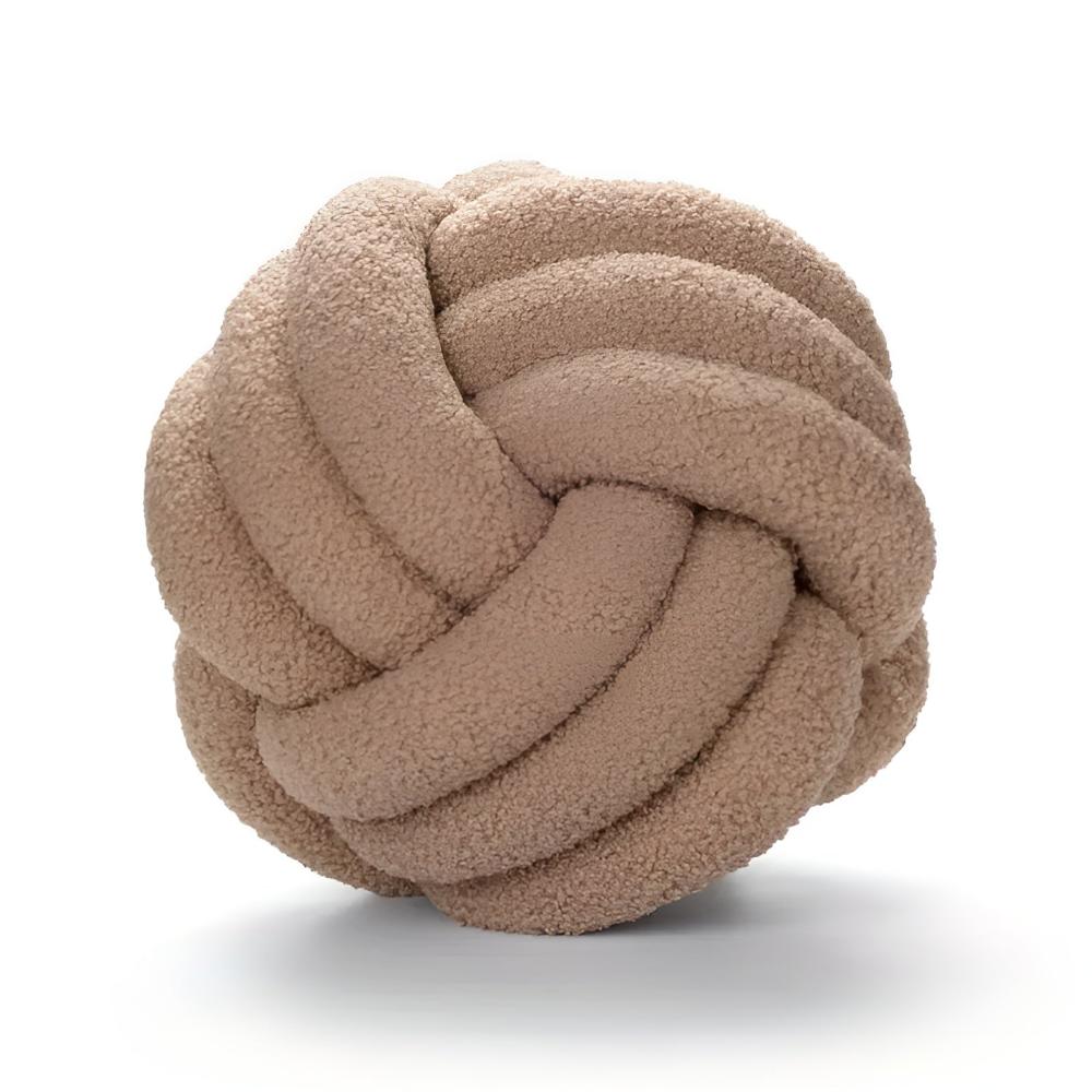 Geknotetes Boucle-Kissen