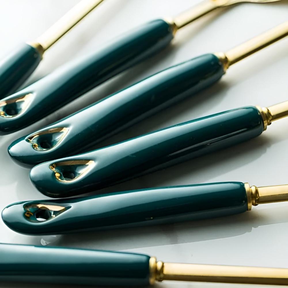 Golden Edelstahl Besteckset