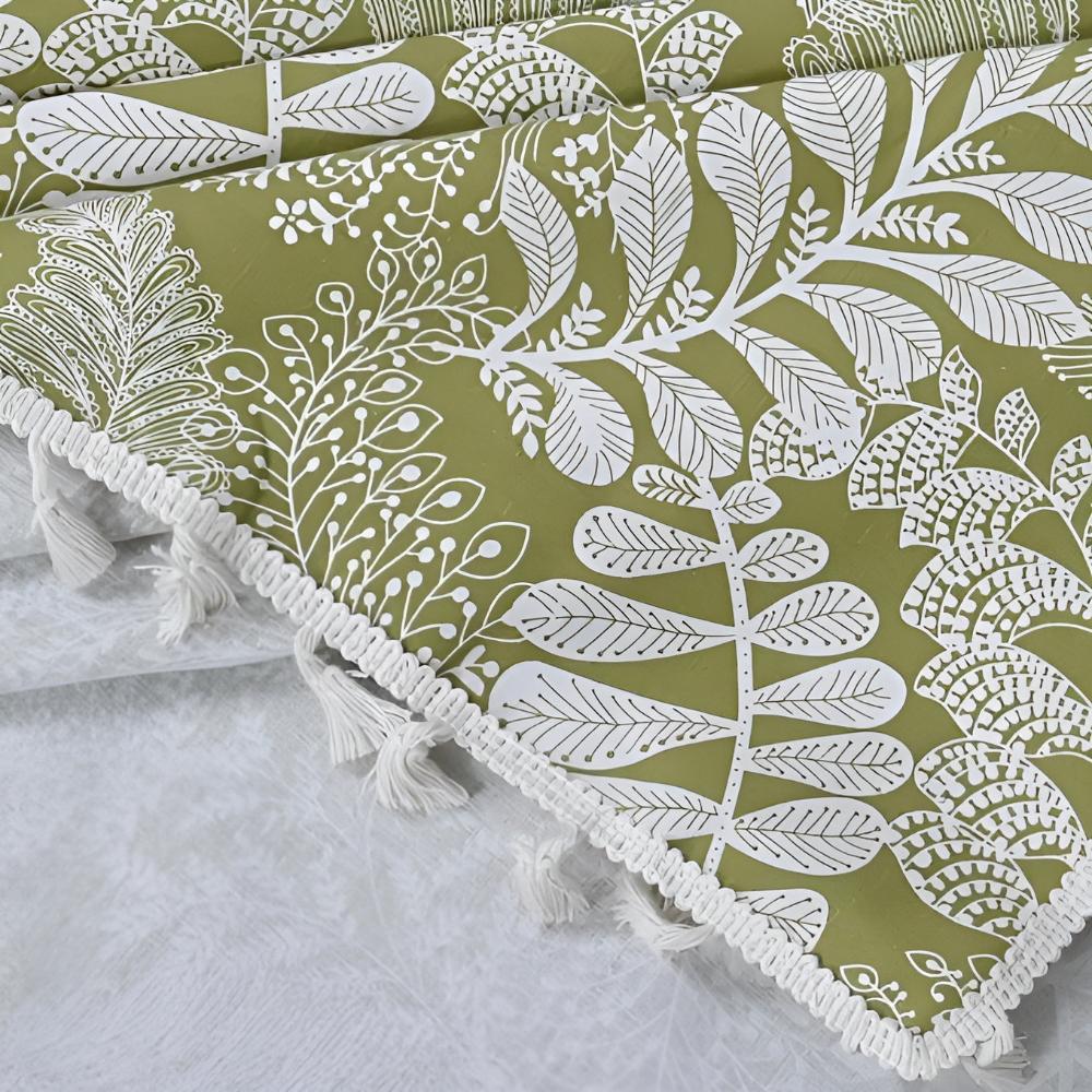 Rustikaler Charme Bestickte Tischdecke