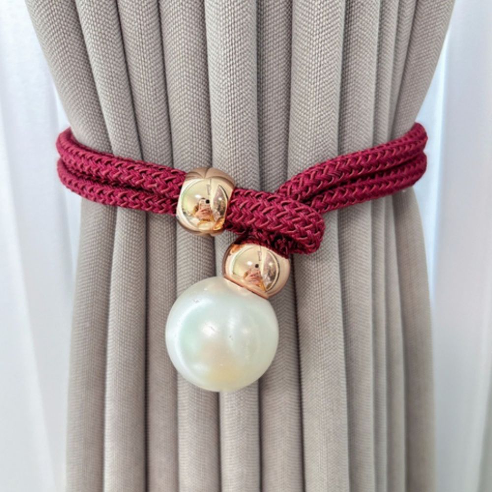 Glänzender Perlen Vorhang Halter | 2er Set