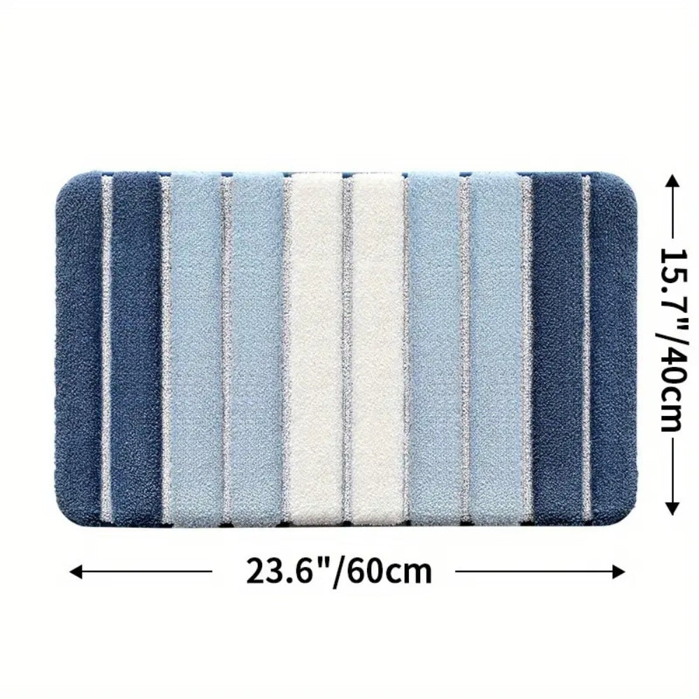 Lumiere Gestreifte Absorbierende Badematte