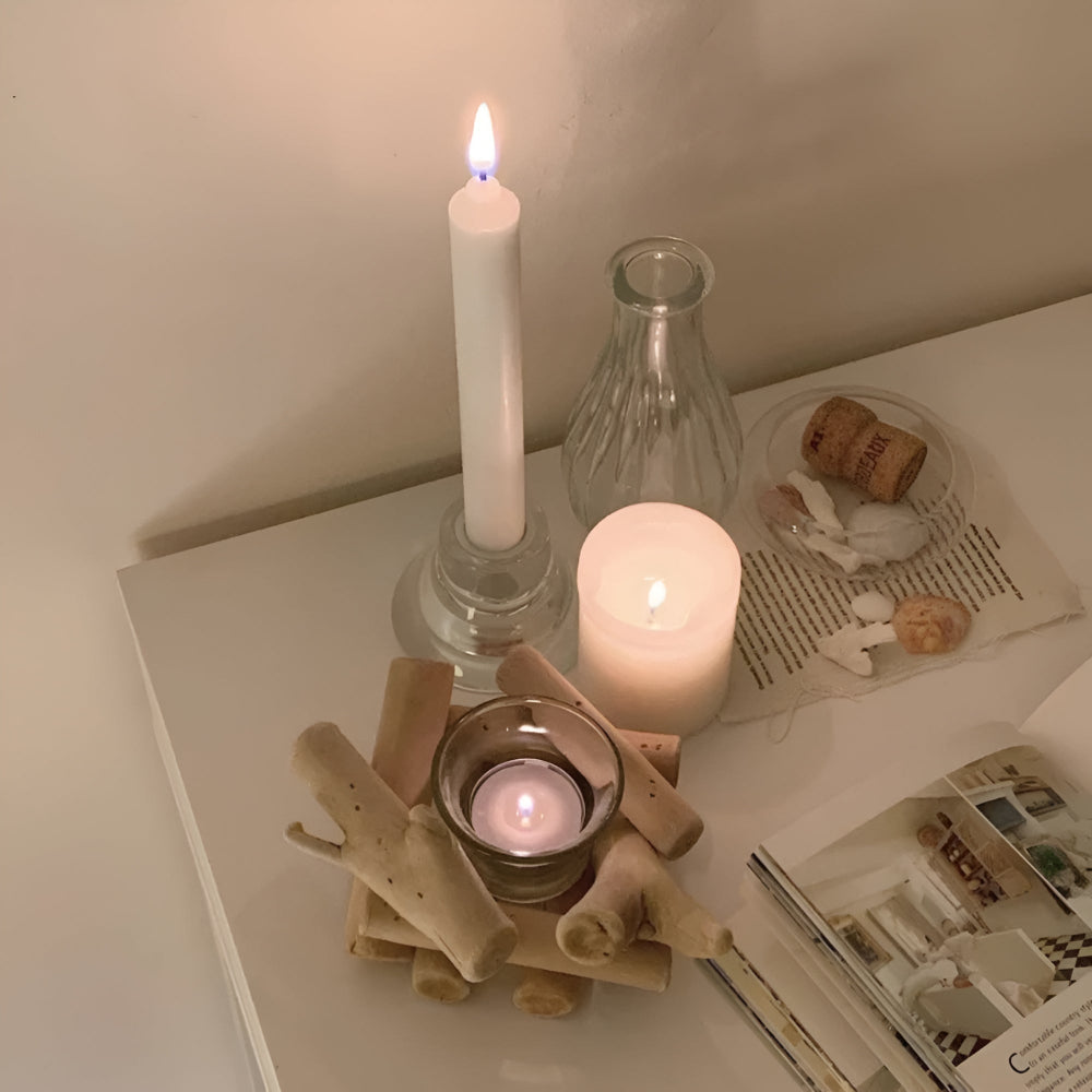 Driftwood Haven Kerzenhalter