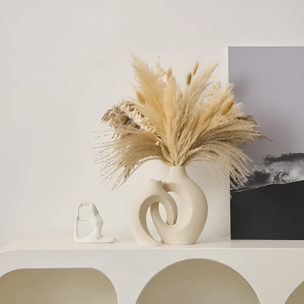 Unity Vase Duo | Modernes Abstract Keramik