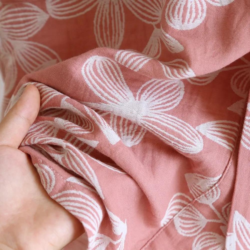 Floraler Breeze Kimono Bademantel
