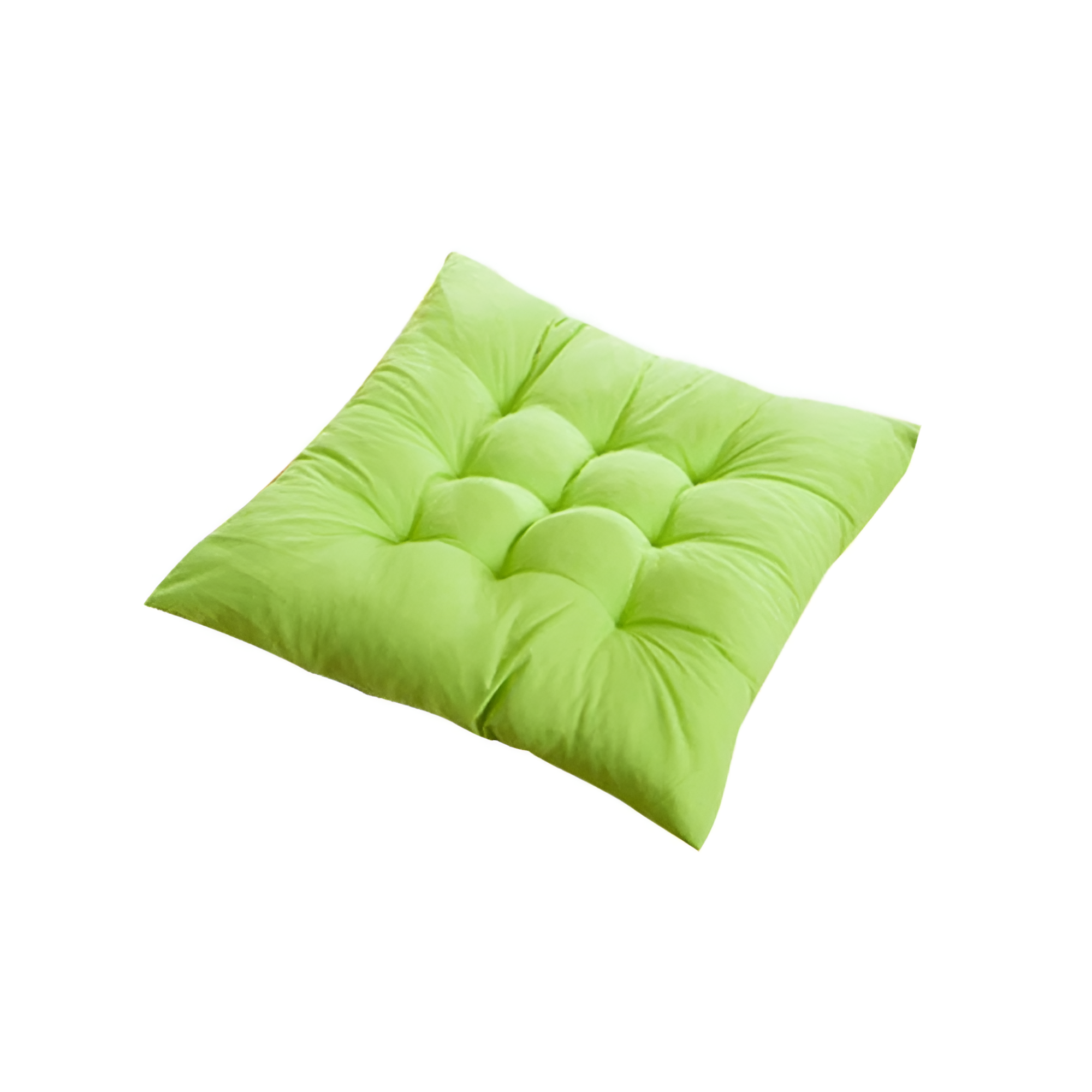 Lebendige, knopfgepolsterte Kissen
