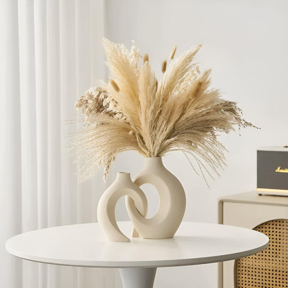 Unity Vase Duo | Modernes Abstract Keramik
