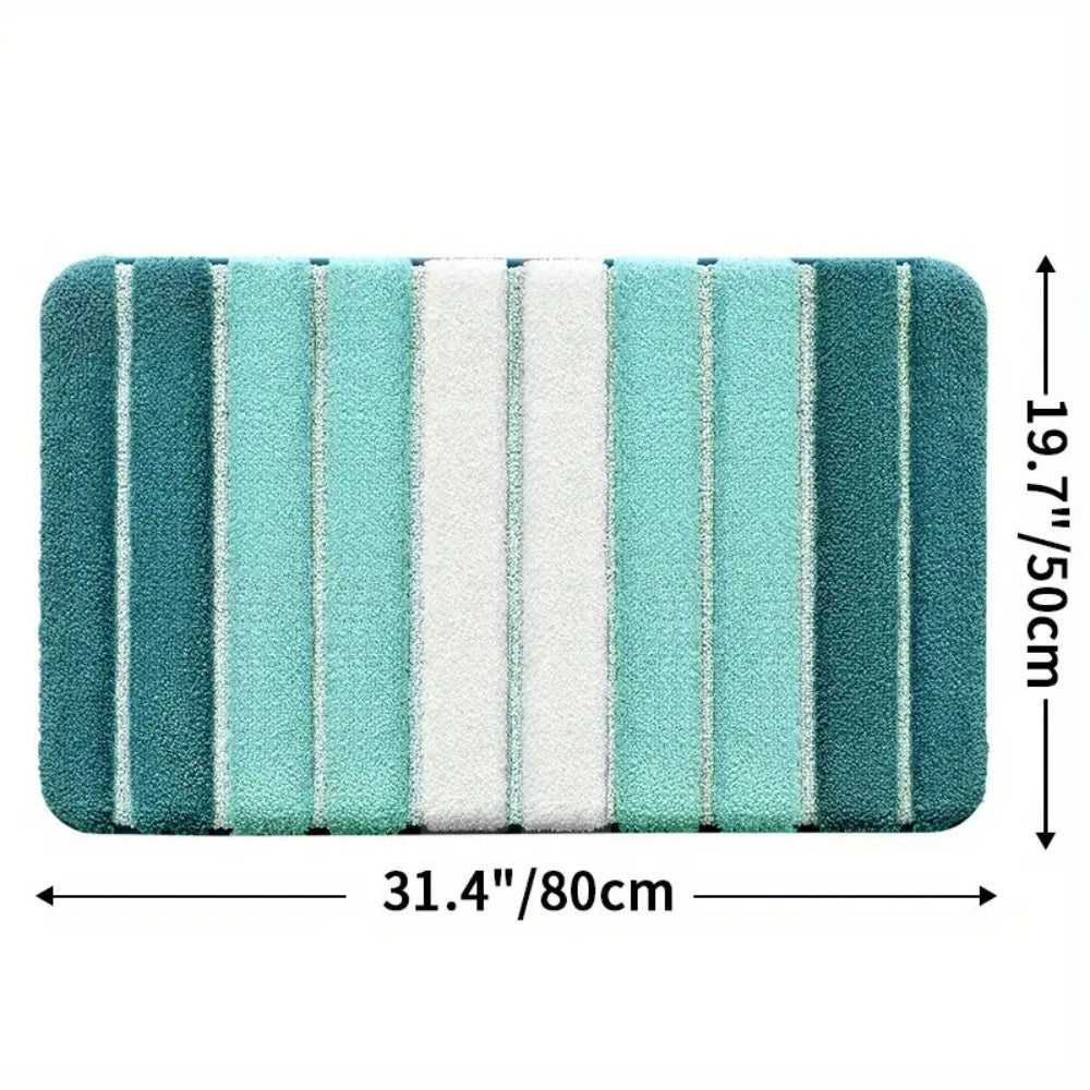 Lumiere Gestreifte Absorbierende Badematte