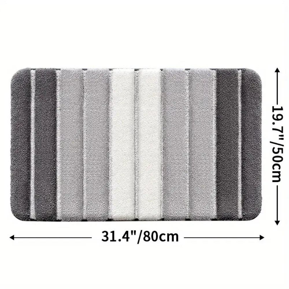 Lumiere Gestreifte Absorbierende Badematte