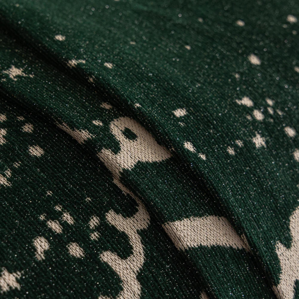 Kursive Glitzernde Chenille Sofabezug
