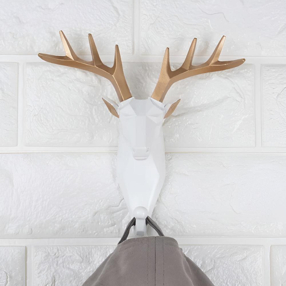 Wandmontierter Schlüsselhalter mit Tierkopf