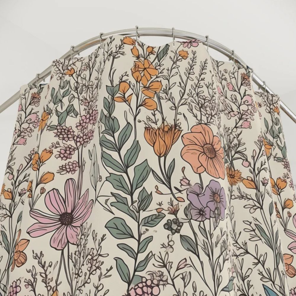 Flourish Bloom Duschvorhang