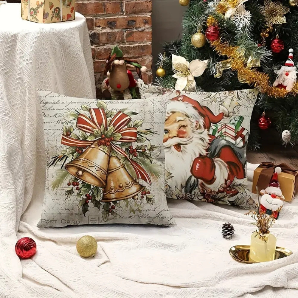 Santa's Charm Farmhouse Kissenbezug
