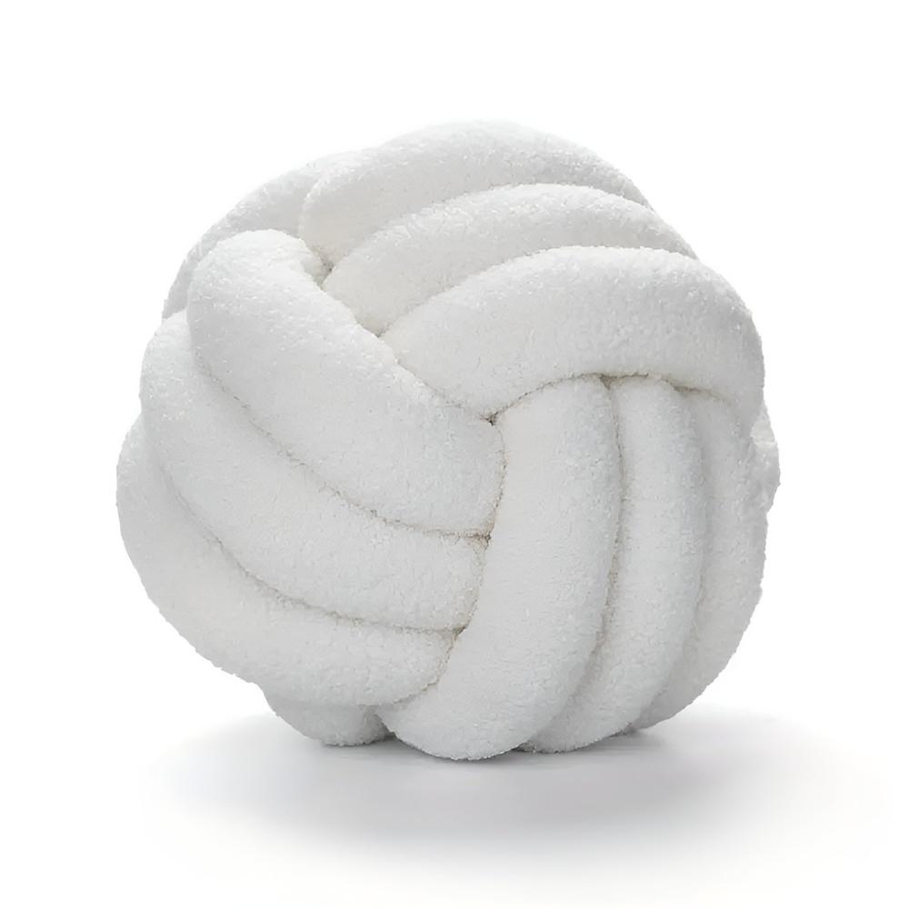 Geknotetes Boucle-Kissen