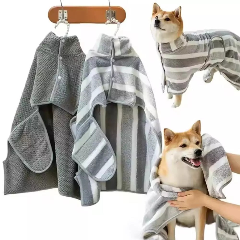 Sanfter Touch Hundetrockentuch-Robe
