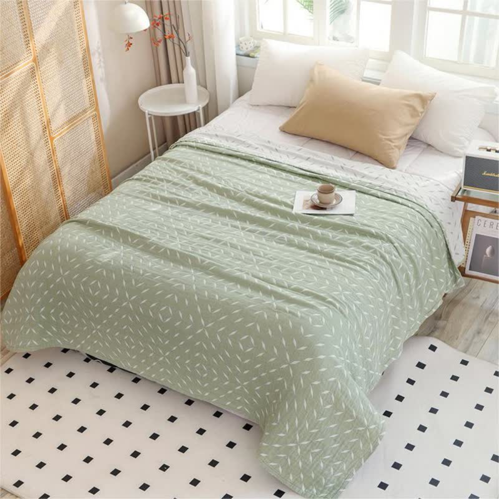 Ultimative Komfort Blatt Gaze Decke