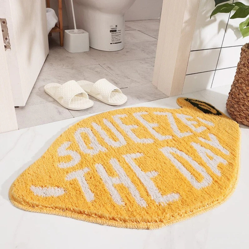 Squeeze the Day' Rutschfeste Badematte