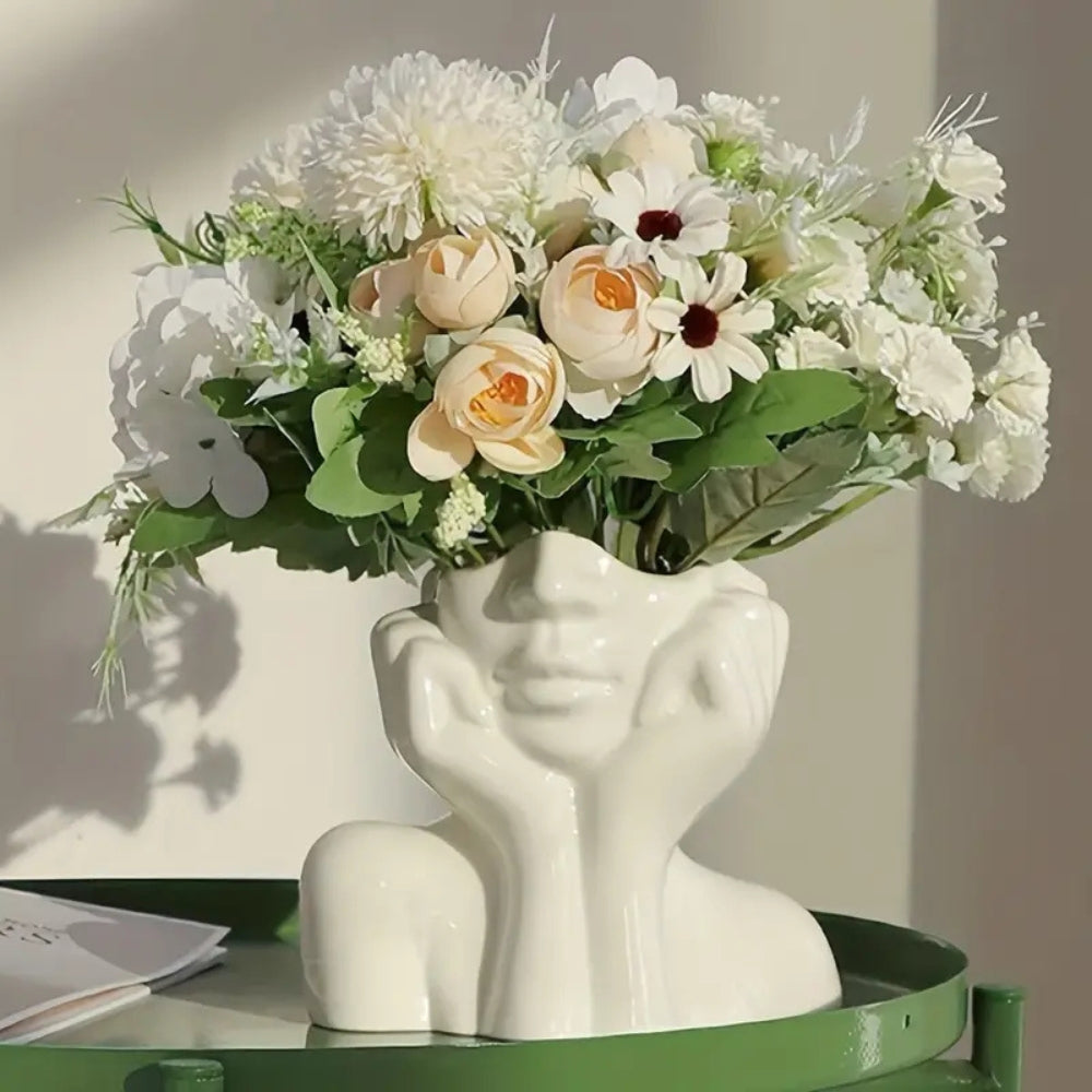 Halbgesicht Moderner Blumenvasen