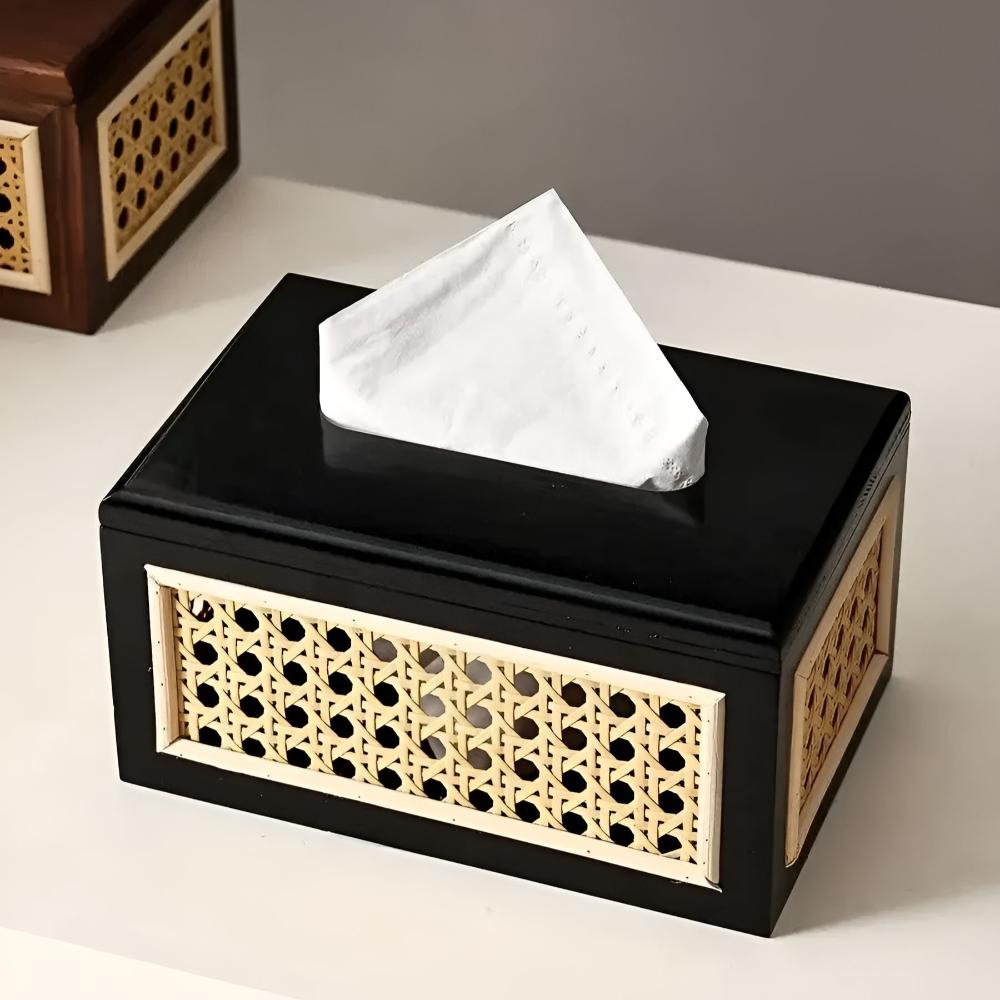 Minimalistische Japandi Taschentuchbox