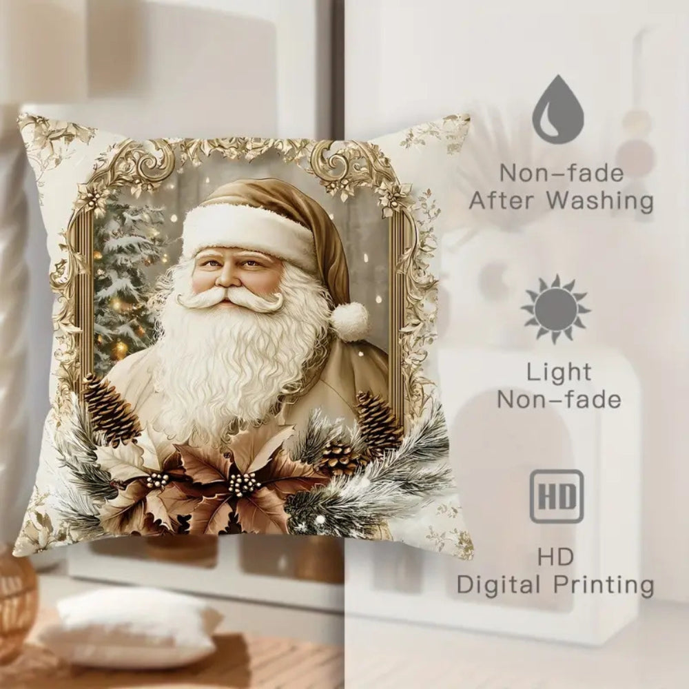 Goldene Samt Weihnachtskissenbezüge