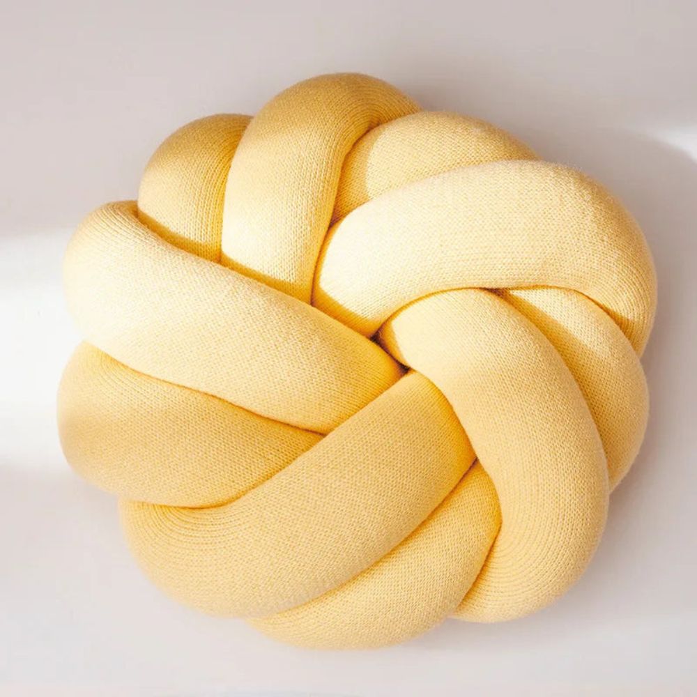 Puffiges Brezelkissen
