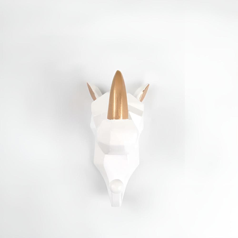 Wandmontierter Schlüsselhalter mit Tierkopf