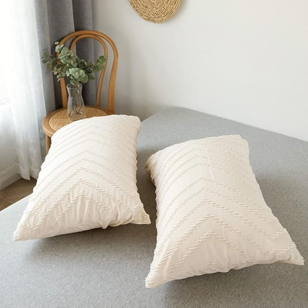 Chevron Plüsch Bettbezug | 3-teiliges Set