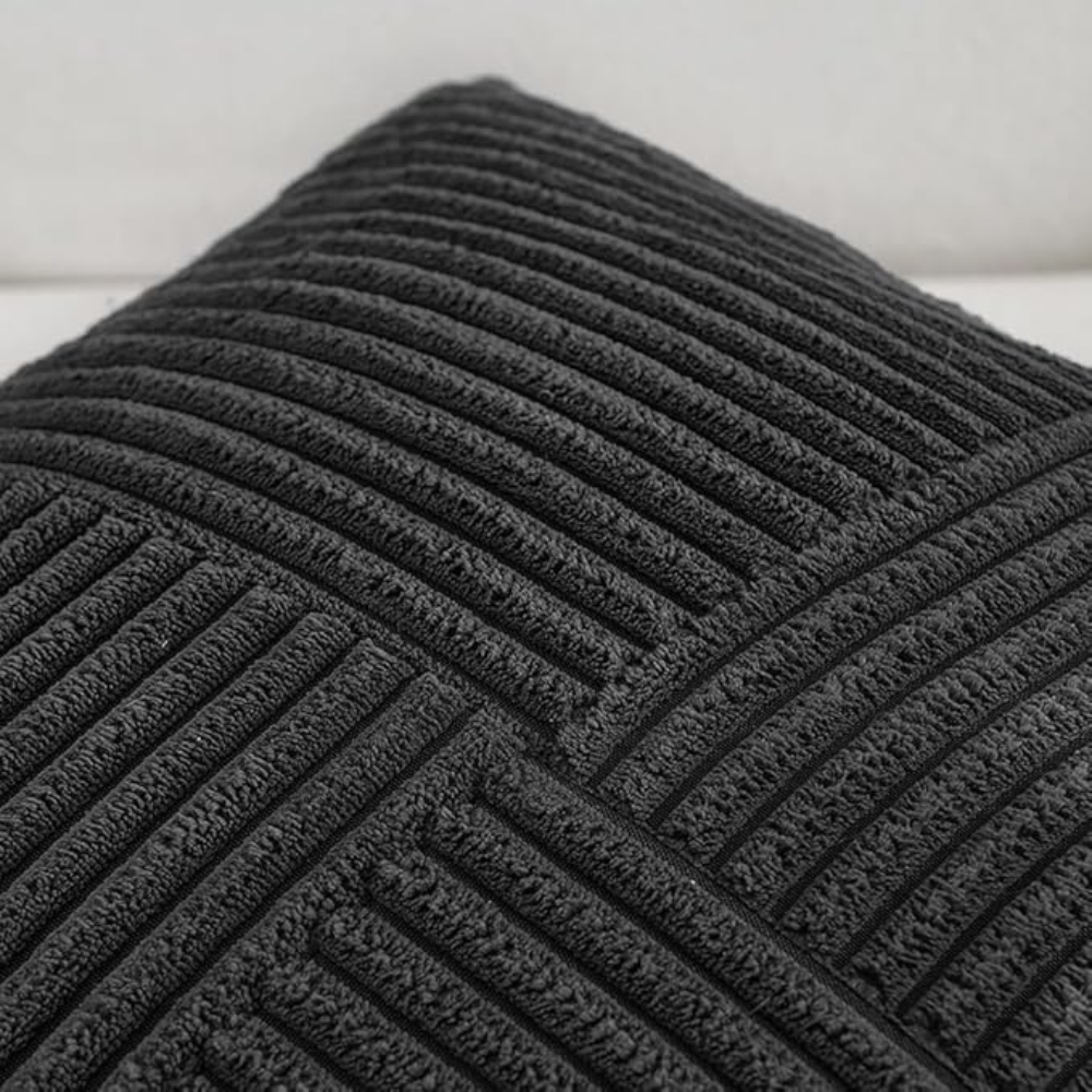 Rustikale Corduroy Kissenhülle
