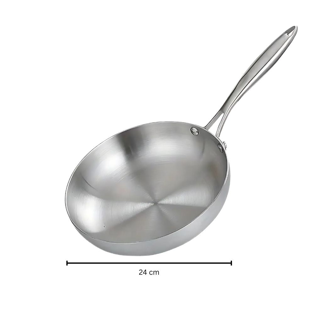 Edelstahl Bratpfanne