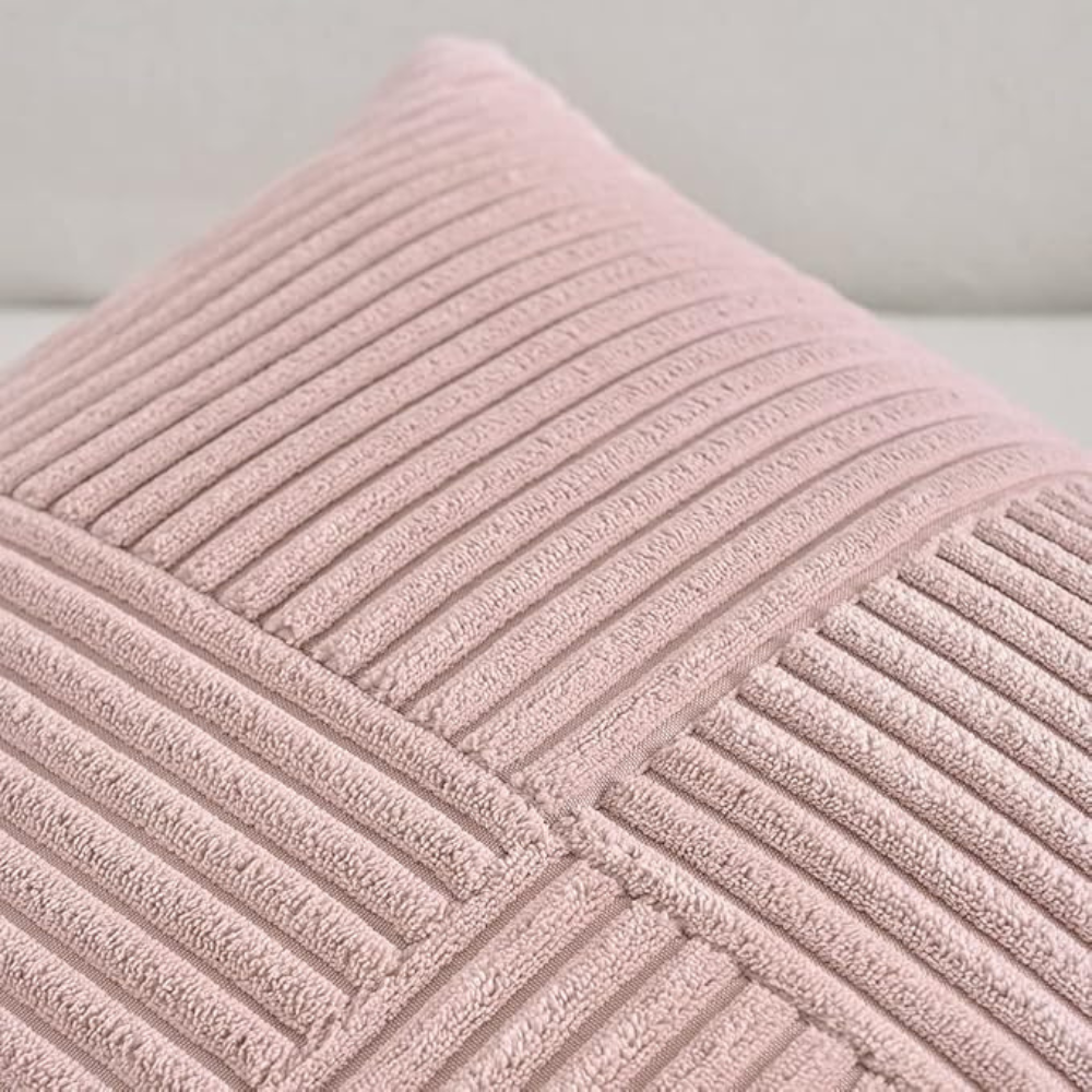 Rustikale Corduroy Kissenhülle