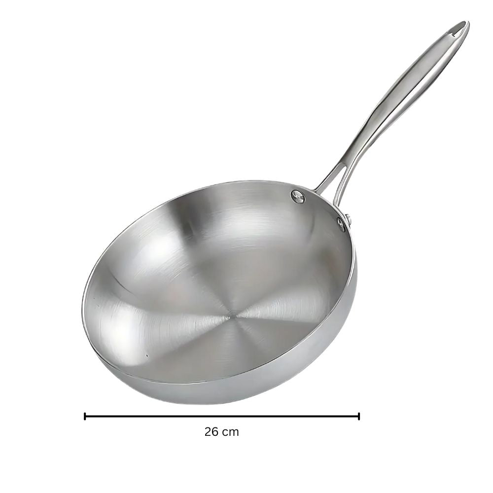 Edelstahl Bratpfanne