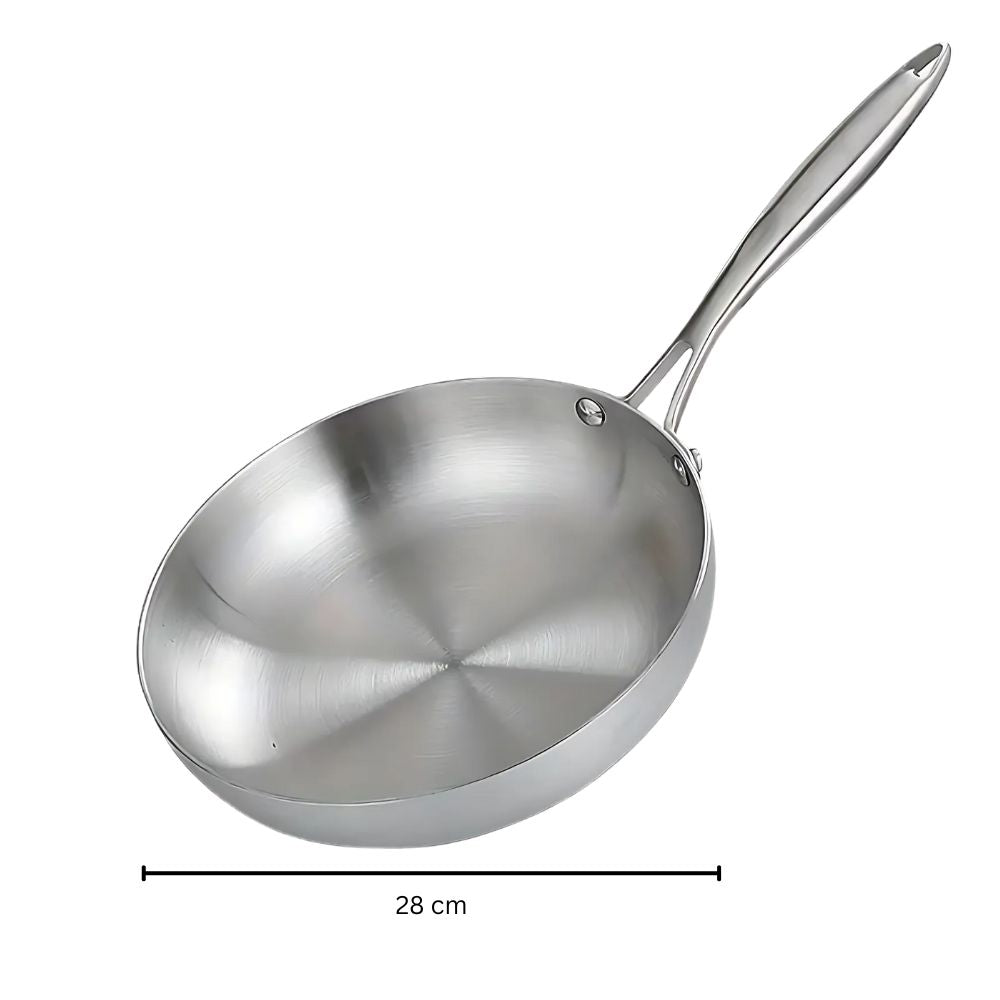 Edelstahl Bratpfanne